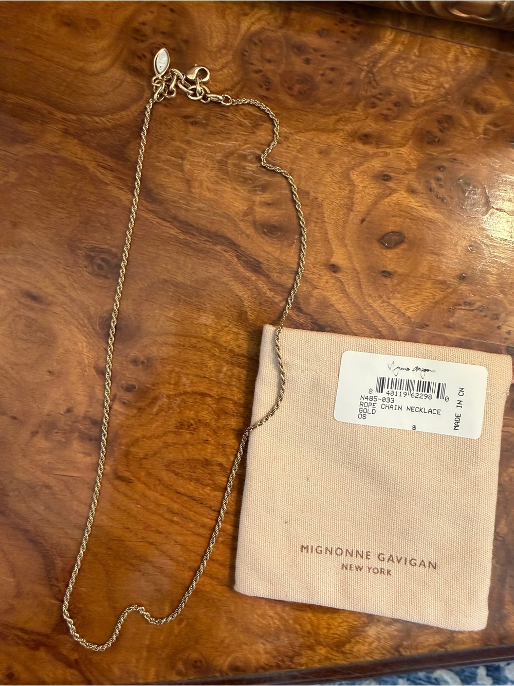 ❣️🌻NWT Mignonne Gavigan Antique Gold Chain!🌻❣️